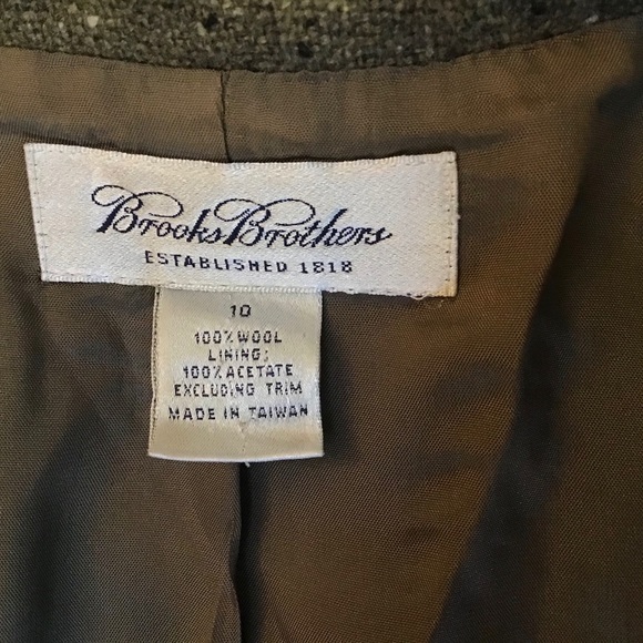 Funky\preppy Vintg  BROOKS BROTHERS wool blazer 10 - Picture 11 of 12